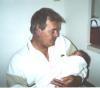 Eddie in 1990 with grandchild