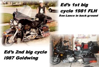 Eddie's motorcycles